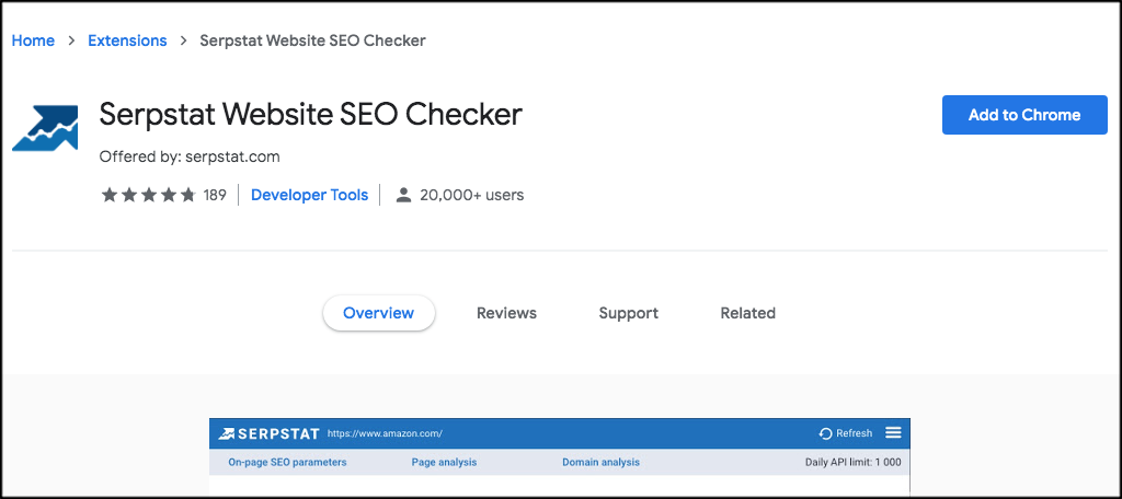 website seo checker chrome extension