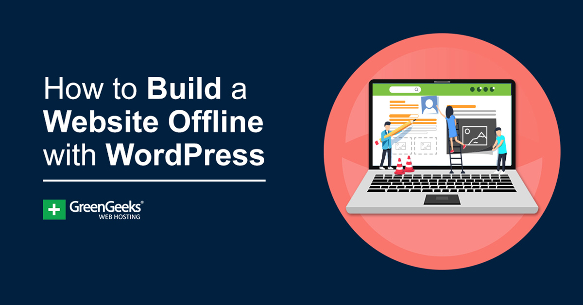 How do I work offline with WordPress?